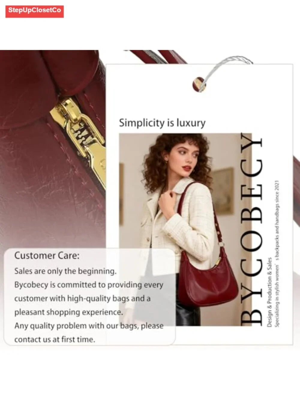 Small Crossbody Bag for Women Retro Hobo Vegan Leather Shoulder Purse